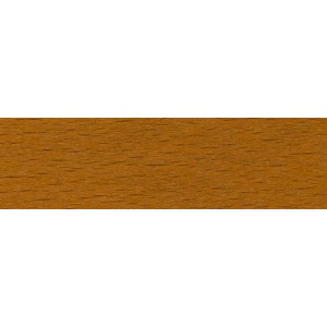 Holzstück, gebeizt mit Clou Pulverbeize Eiche Mittel, Farbton.