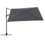 Rechteckiger Doppler Ampelschirm in Anthrazit, 300x220 cm, mit Dreh- & Neigungsfunktion für optimalen Schatten.
