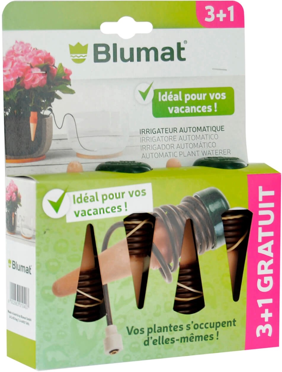 Bewässerungssystem Blumat Set 3+1 die ideale Urlaubsbewässerung für