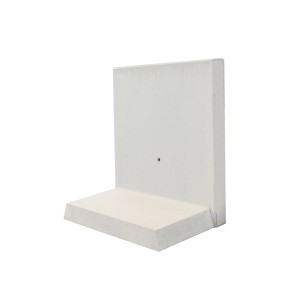 Diephaus L-Stein bewehrt, grau, 105x100x60x8 cm, für Einfassungen und Mauersysteme.