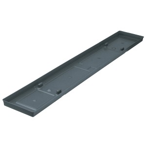 Geli Untersetzer, anthrazit, ca. Ø 100 cm, für Blumenkasten Toscana. Schutz vor Staunässe.