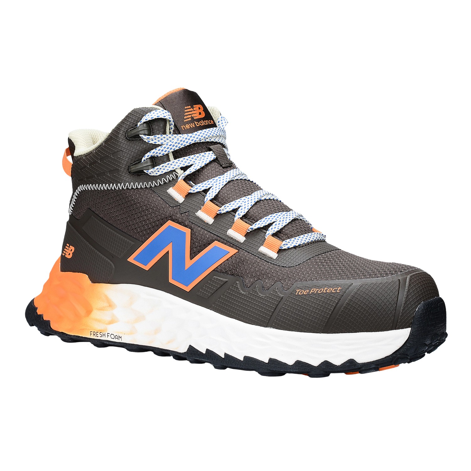 New Balance Cremorne Mid S3L Sicherheitsstiefel in Schoko-Orange, Größe 40.