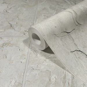 Graue Marburg Vliestapete in Fliesenoptik mit Kacheldesign, Rolle 10,05 m x 0,53 m.