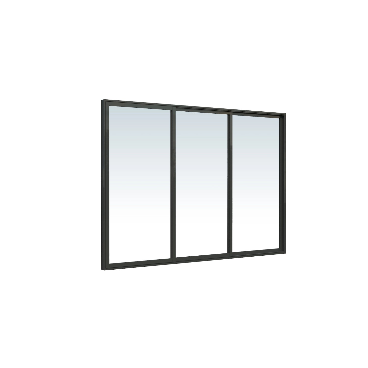 Palmako Gartenhaus Ines Slide: Schiebetür mit Glas für Gartenhäuser.