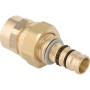 Geberit Mepla Übergangsverschraubung 20 mm x 1/2'' mit Innengewinde aus Rotguss.