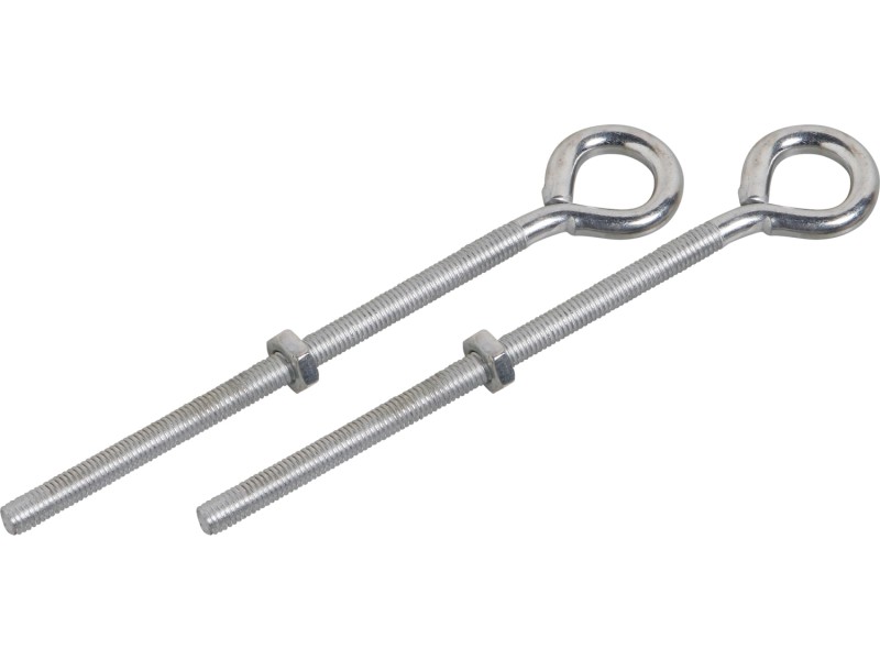 Biaungdo Tornillos De Litera M6 De 100 Mm, 12 Piezas, Negro
