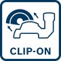 Symbol für Bosch Polierer GPO 11-180 S mit Clip-On Funktion.