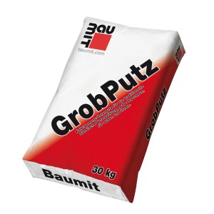 Sack Baumit GrobPutz 4 mm, 30 kg Kalk-Zement-Unterputz für Innen & Außen.