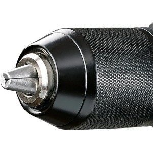 Detailaufnahme des Bohrfutters der Einhell Schlagbohrmaschine TE-ID 650 E.