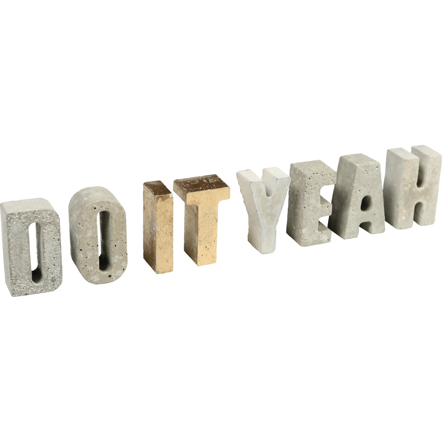CREATE! by OBI DIY Betonbuchstaben und -zahlen "DO IT YEAH!"