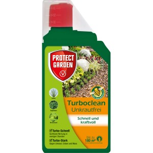Protect Garden Turboclean Unkrautfrei 1l Flasche für Unkrautbekämpfung im Beet.