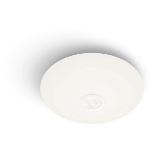 Weiße Philips LED-Deckenleuchte Mauve mit Bewegungssensor, 640 lm.