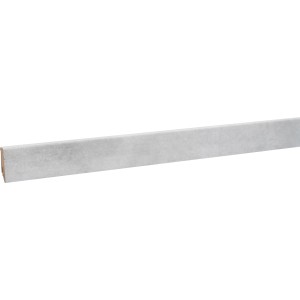 Clipleiste Artic Hills, 19x58x2400 mm, Sockelleiste aus MDF mit Clip-Fräsung.