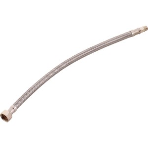 Flexibler Armaturen-Verbindungsschlauch, 350 mm lang, für den Wasseranschluss in Küche und Bad.