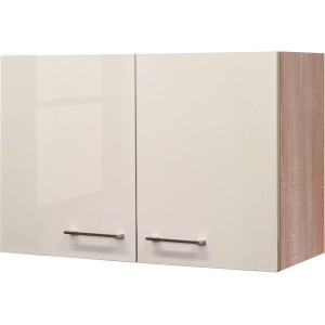 Flex-Well Exclusiv Küchen-Oberschrank Orlando 80x55cm Kaschmir Gl.-Sonoma Eiche