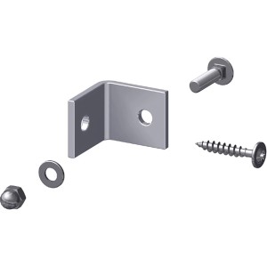 WIN PRO Befestigungswinkel für Kletterwand, Set mit Schrauben und Muttern.