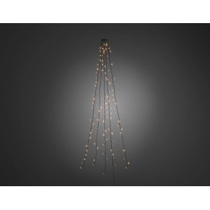 Konstsmide LED Baummantel mit Ring 250 bernsteinfarbene LEDs innen