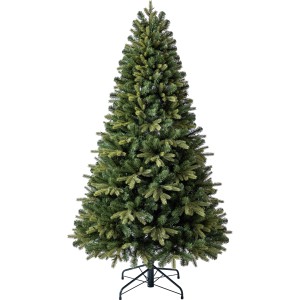 Kunsttanne Nyland mit LED-Beleuchtung Warmweiß Mehrfarbig Ø 104 cm x 180 cm