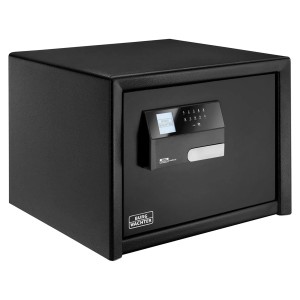 Schwarzer Burg-Wächter Profi-Safe PRS 520 E Sicherheitsschrank mit elektronischem Schloss.