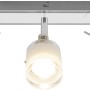 LED Spot Asola 3er Nickel matt mit GU10 Leuchtmittel für eine angenehme Beleuchtung.