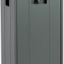 Buschbeck Terrassenheizer Loungefeuer Malta Grau 7,5 kW mit Glaswindschutz.
