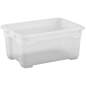 Transparente OBI Allzweckbox Santos XS, 11 Liter, zur Aufbewahrung und Organisation.