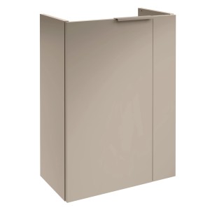 Fackelmann Mini-Waschtischunterschrank SBC, Cubanit Grau, für kleine Bäder.