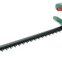 Bosch EasyHedgeCut 55 Elektro-Heckenschere: Grüne Heckenschere mit schwarzem Schwert.