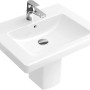 Villeroy & Boch Subway 2.0 Handwaschbecken, 65 cm, Alpinweiß mit Armatur.