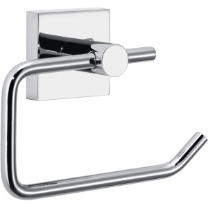 Hochglanz verchromter Tesa Ekkro Toilettenpapierhalter zur Wandmontage ohne Bohren.