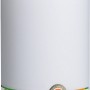 Weiße Bolsius Stumpenkerze, 200/98 mm, klassische Form für den Innenbereich.