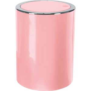 Kleine Wolke Kosmetikeimer Clap Magnolie, 5L, mit silbernem Rand.