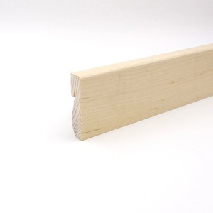 Sockelleiste Clipfix Ahorn, 16x58x2500 mm, furniert, für harmonischen Bodenabschluss.