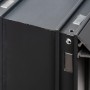 Detailaufnahme der Schiebetür-Konstruktion des Palmako Sauna Sanna Slide Plus Saunahauses.