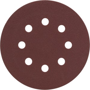 Bosch Schleifblatt K120, Ø 125 mm, für Exzenterschleifer, 25er-Set.