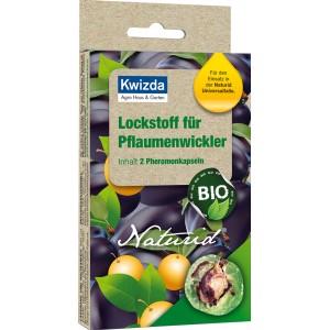 Kwizda Naturid Lockstoff für Pflaumenwickler, 2 Stück. Biologische Schädlingsbekämpfung.