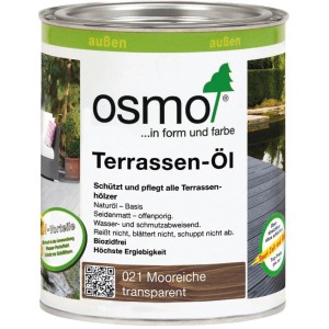 Dose Osmo Terrassen-Öl Mooreiche 750ml für Holzterrassen und Gartenmöbel.