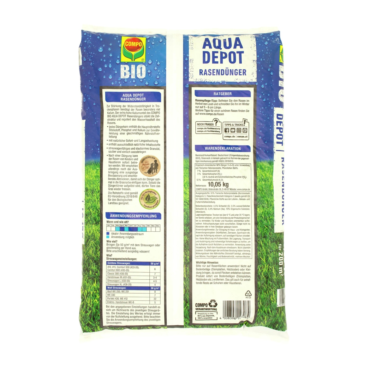 Compo Aqua Depot Rasendnger 10,05 kg kaufen bei OBI
