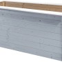 Weka Hochbeet Herba, 81x205x80 cm, grau-weiß, aus Holz, für Garten & Terrasse.