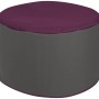 Sitting Point Sessel Bebop in Aubergine/Grau, bequemer Sitzsack für Indoor & Outdoor.