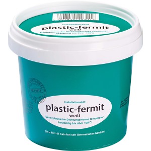 LUX Dichtpaste Installations-Kit, 500g Dose, für Sanitärbereich. Dichtmasse für Wasseranschlüsse.