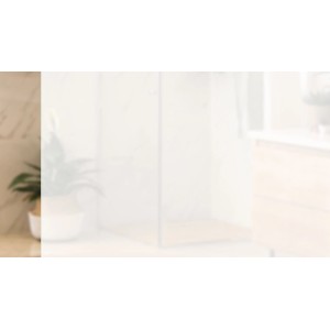 Novadoors Glasschiebetür Nova 501 satiniert, 93,5x205,8 cm, mit Siebdruck. Lichtdurchlässig für Privatsphäre.