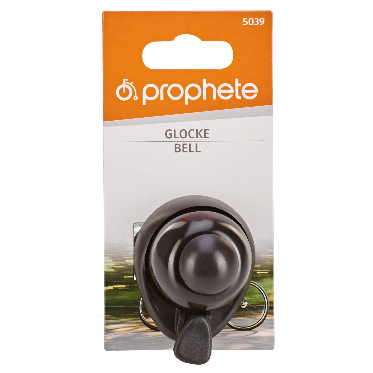 Schwarze Prophete Fahrradglocke, 3 cm Durchmesser, für mehr Sicherheit beim Radfahren.