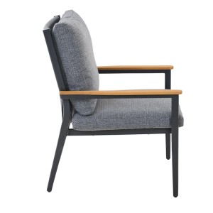 Siena Garden Comfort Plus Sessel Liguria 97 x 65 x 79,5 cm Anthrazitgrau FSC®