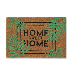 Astra Türmatte Coco Glitter Home Sweet Home Palmen ca. 40 cm x 60 cm Multicolor