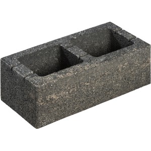 Diephaus Mauerstein Patea Eco Quarzit, hohler Mauerblock für Mauersysteme.
