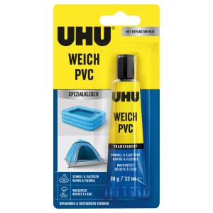 Uhu Weich PVC Spezialkleber Transparent 30 g