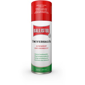 Ballistol Universalöl Spray 200ml für Fahrzeugpflege und Rostschutz.