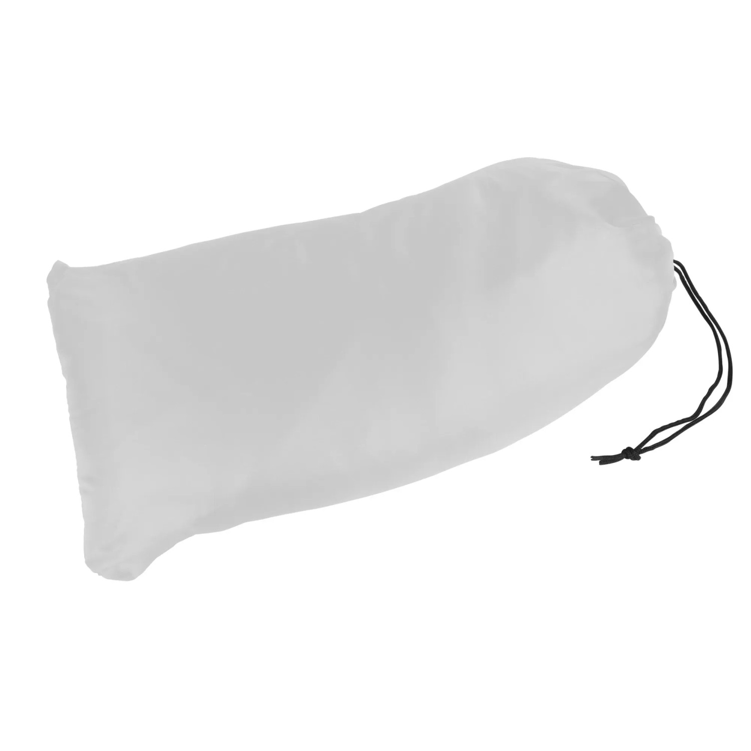 Verpacktes Moskitonetz, 2,50x12,5m, weiß, im Nylonsack für Insektenschutz.
