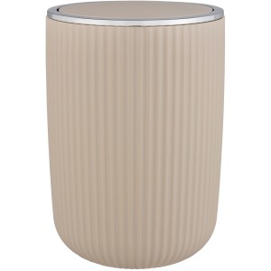 Beiger Wenko Kosmetikeimer Agropoli L mit Schwingdeckel, 5,5 Liter Fassungsvermögen.